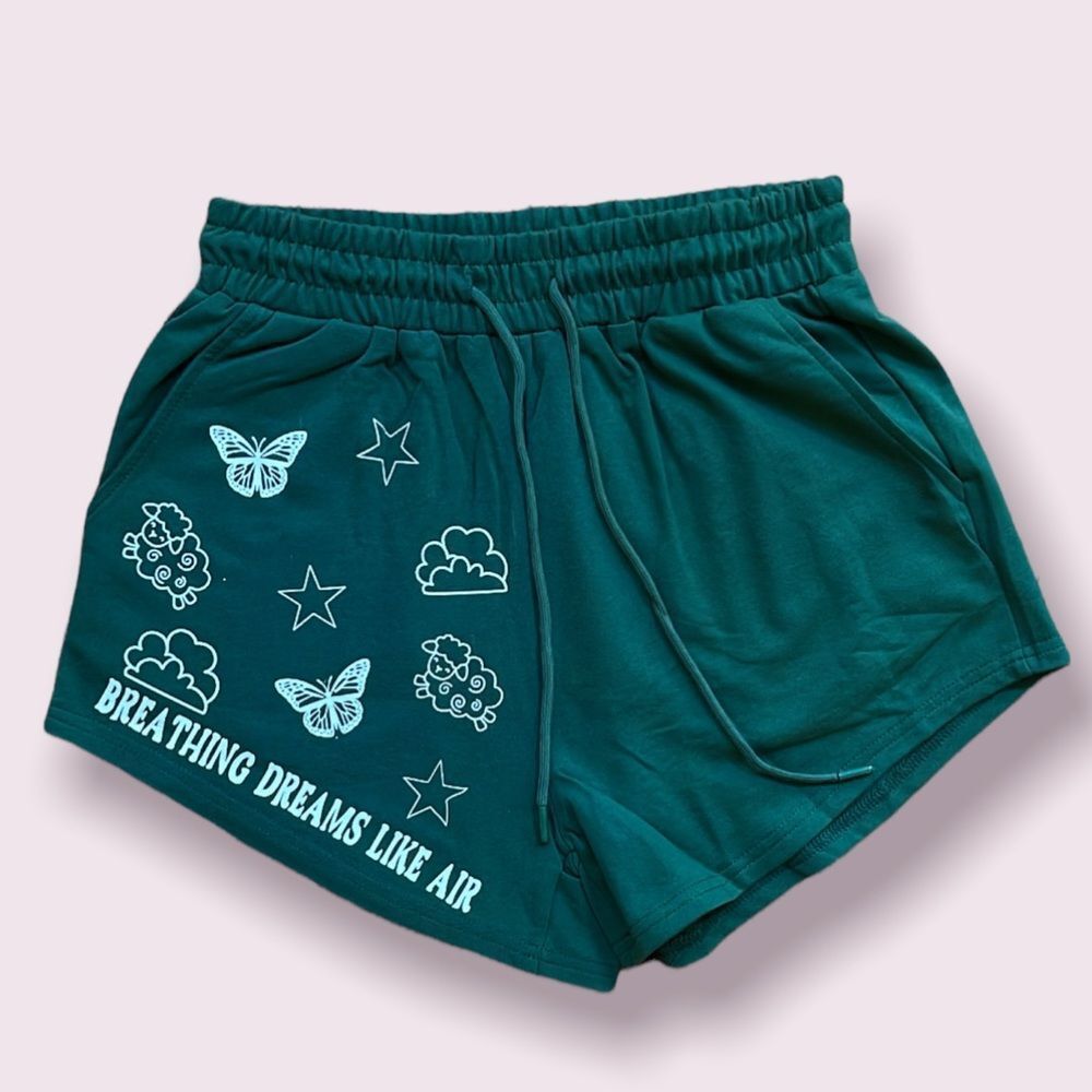 NWT Wool + Pepper Co. BREATHING DREAMS LIKE AIR Lounge Sweat Shorts